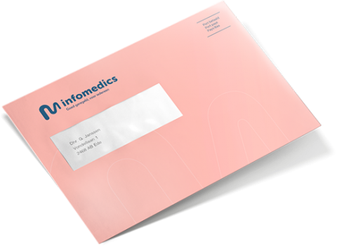 roze envelop
